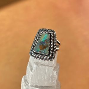 Australian Boulder Opal Ring - Size 7
